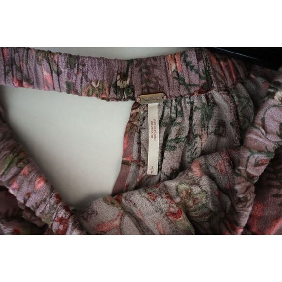 Free People OB580943 Women Sz S Purple Pretty & Free Off the Shoulder Romper - Picture 3 of 9